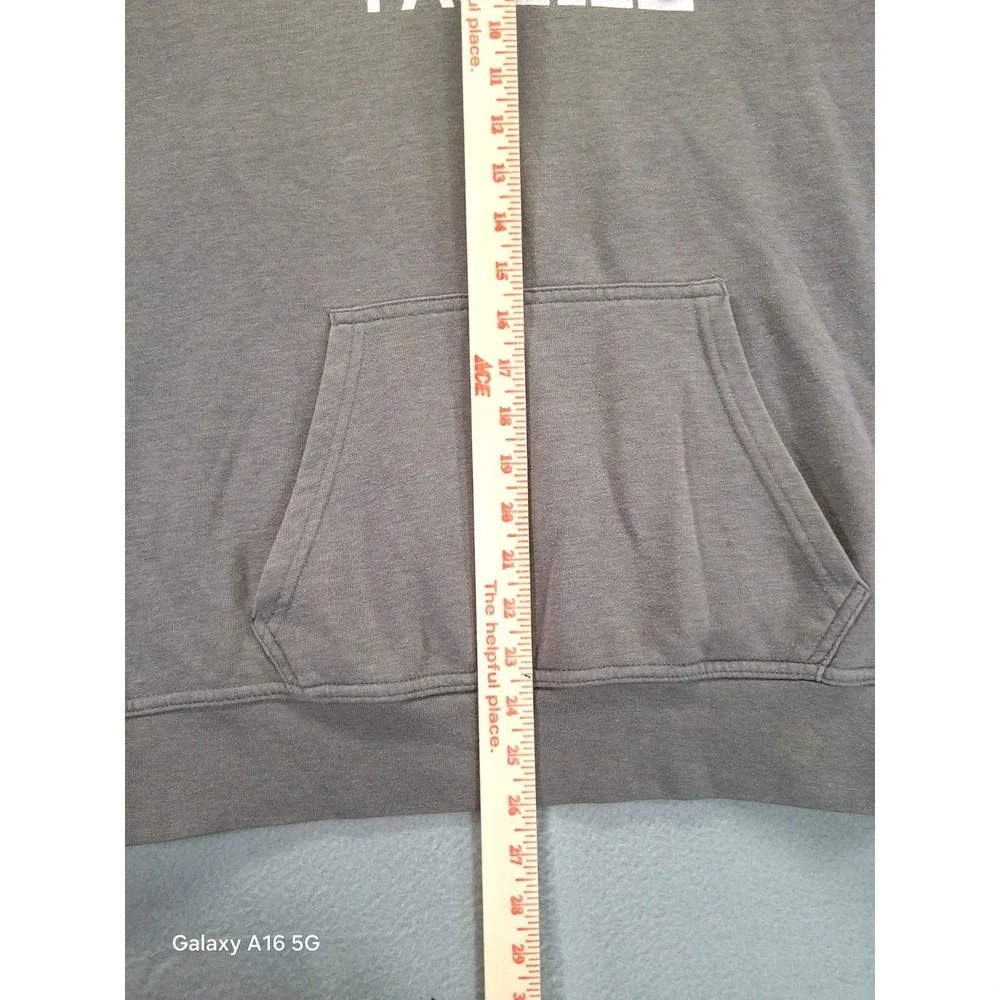 The North Face Mens Size‎ Large Hoodie Pullover Gray White Sweatshirt